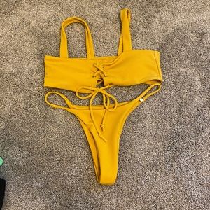Mustard Cheeky Bikini